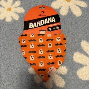 Whimsy Halloween Dog Bandana - Orange